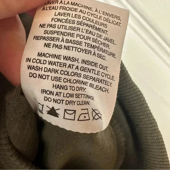 Smart  Set Sweatshirt Zippered Green Size Extra Small - Picture 11 of 16